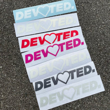 Load image into Gallery viewer, 8” DEVOTED LOGO STICKER
