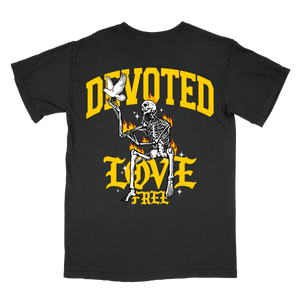 DEVOTED "LOVE FREE" TEE - BLACK