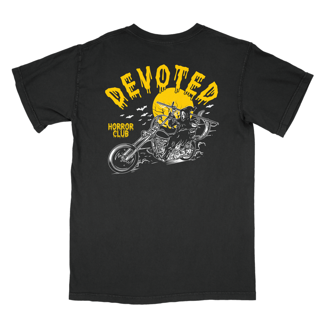 DEVOTED HALLOWEEN TEE - BLACK