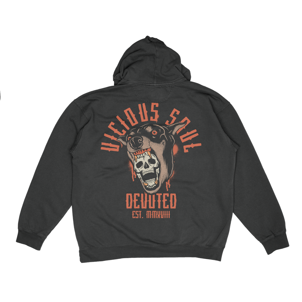 DEVOTED DOG HOODIE - BLACK