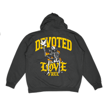 Load image into Gallery viewer, DEVOTED &quot;LOVE FREE&quot; HOODIE - BLACK
